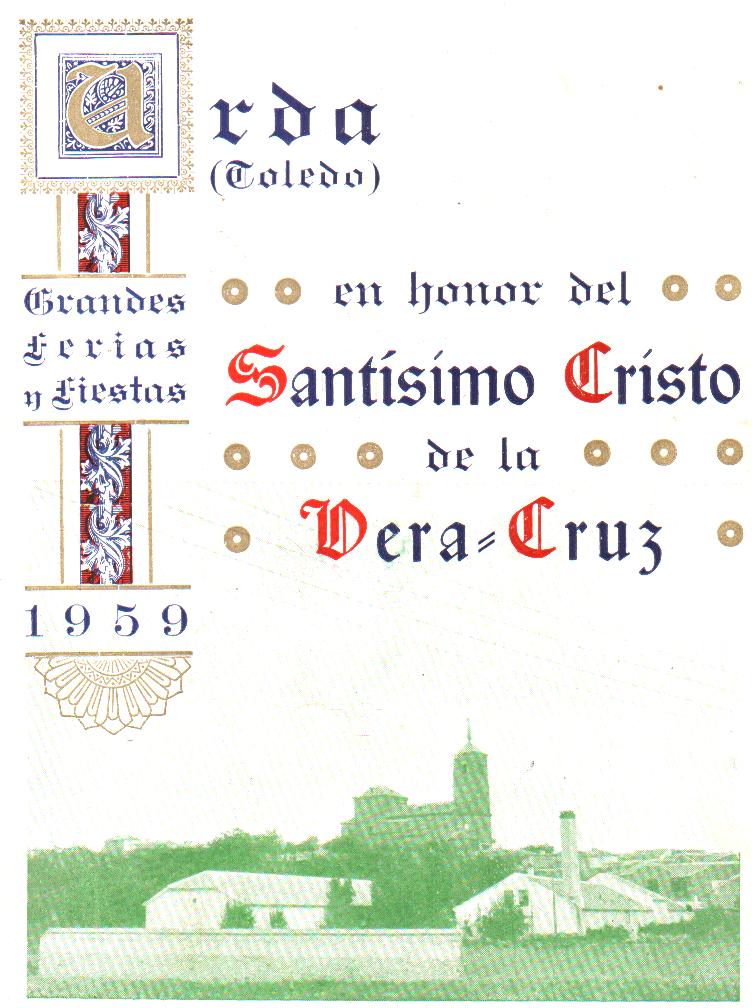 Fiestas en honor del Santísimo Cristo 1959 Urda